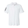 Adidas - Mens A480 Floating 3-Stripes Polo