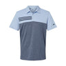 Adidas - Mens A508 Heathered Colorblock 3-Stripes Polo