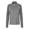 Adidas - Womens A521 Stripe Block Quarter-Zip Pullover