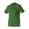 Alleson Athletic - Kids 522Mmy Baseball Two Button Henley Jersey