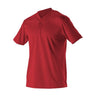 Alleson Athletic - Kids 522Mmy Baseball Two Button Henley Jersey