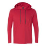 Anvil By Gildan - Mens 987 Softstyle Lightweight Hooded Long Sleeve T-Shirt