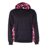 Badger - Mens 1464 Digital Camo Colorblock Performance Fleece Hooded Sweatshirt