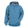 Badger - Mens 1464 Digital Camo Colorblock Performance Fleece Hooded Sweatshirt