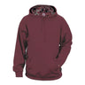 Badger - Mens 1464 Digital Camo Colorblock Performance Fleece Hooded Sweatshirt
