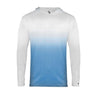 Badger - Kids 2205 Ombre Long Sleeve Hooded T-Shirt