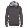 Badger - Kids 2464 Digital Camo Colorblock Performance Fleece Hooded Sweatshirt