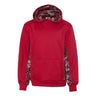 Badger - Kids 2464 Digital Camo Colorblock Performance Fleece Hooded Sweatshirt