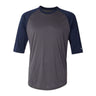 Badger - Mens 4133 B-Core Three-Quarter Sleeve Baseball T-Shirt