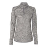 Badger - Womens 4173 Tonal Blend Quarter-Zip Pullover