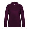 Badger - Womens 4173 Tonal Blend Quarter-Zip Pullover