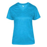 Badger - Womens 4175 Tonal Blend V-Neck T-Shirt