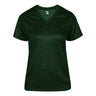 Badger - Womens 4175 Tonal Blend V-Neck T-Shirt