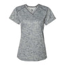 Badger - Womens 4175 Tonal Blend V-Neck T-Shirt