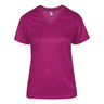 Badger - Womens 4175 Tonal Blend V-Neck T-Shirt