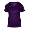 Badger - Womens 4175 Tonal Blend V-Neck T-Shirt