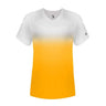 Badger - Womens 4207 V-Neck Ombre T-Shirt