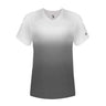 Badger - Womens 4207 V-Neck Ombre T-Shirt