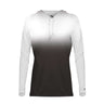 Badger - Womens 4208 Ombre Long Sleeve Hooded T-Shirt