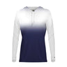 Badger - Womens 4208 Ombre Long Sleeve Hooded T-Shirt