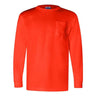 Bayside - Mens 3055 Union-Made Long Sleeve T-Shirt With A Pocket