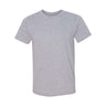 Bayside - Mens 5010 Usa-Made Ringspun 50/50 Heather Unisex T-Shirt