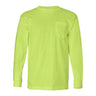 Bayside - Mens 8100 Usa-Made Long Sleeve T-Shirt With A Pocket