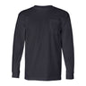 Bayside - Mens 8100 Usa-Made Long Sleeve T-Shirt With A Pocket
