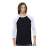 Bayside - Mens 9525 Triblend Three-Quarter Sleeve Raglan Tee