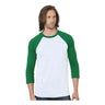 Bayside - Mens 9525 Triblend Three-Quarter Sleeve Raglan Tee