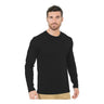 Bayside - Mens 9550 Unisex Fine Jersey Long Sleeve Crewneck T-Shirt