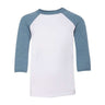 Bella + Canvas - Kids 3200Y Three-Quarter Sleeve Baseball Tee