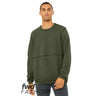 Bella + Canvas - Mens 3743 Fwd Fashion Unisex Raw Seam Crewneck Sweatshirt