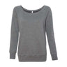 Bella + Canvas - Womens 7501 Sponge Fleece Wide Neck Sweatshirt