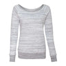 Bella + Canvas - Womens 7501 Sponge Fleece Wide Neck Sweatshirt