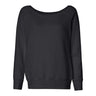 Bella + Canvas - Womens 7501 Sponge Fleece Wide Neck Sweatshirt