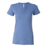Bella + Canvas - Womens 8435 Triblend Deep V-Neck Tee