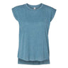 Bella + Canvas - Womens 8804 Flowy Rolled Cuffs Muscle Tee
