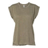 Bella + Canvas - Womens 8804 Flowy Rolled Cuffs Muscle Tee