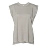 Bella + Canvas - Womens 8804 Flowy Rolled Cuffs Muscle Tee
