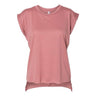 Bella + Canvas - Womens 8804 Flowy Rolled Cuffs Muscle Tee