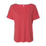 Bella + Canvas - Womens 8815 Slouchy V-Neck Tee