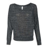 Bella + Canvas - Womens 8850 Flowy Off Shoulder Long Sleeve Tee
