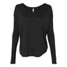 Bella + Canvas - Womens 8852 Flowy 2X1 Ribbed Long Sleeve Tee