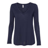 Bella + Canvas - Womens 8855 Flowy Long Sleeve V-Neck Tee