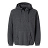 Burnside - Mens 3600 Polar Fleece Quarter-Zip Scuba Hooded Pullover