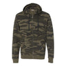 Burnside - Mens 8615 Camo Full-Zip Hooded Sweatshirt