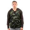 Burnside - Mens 8660 Performance Raglan Full-Zip Sweatshirt