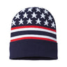Cap America - Mens Rk12 Usa-Made Patriotic Cuffed Beanie