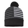Cap America - Mens Rkh12 Usa-Made Half Color Beanie